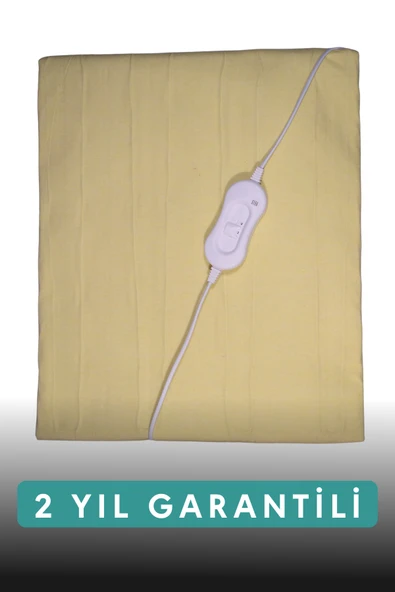 Rawels Pastel Sarı Çift Kişilik Elektrikli Battaniye
