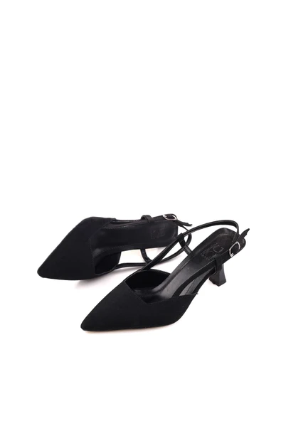 Papuç Sepeti NB-100 Kadın 7 Cm Topuklu Ayakkabı - Resim 5