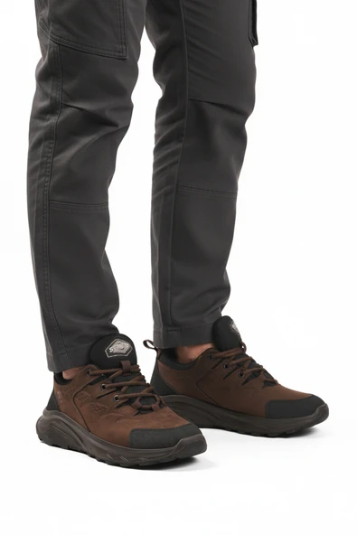 Scooter Kahve Nubuk Hakiki Deri Su Geçirmez Erkek Outdoor Ayakkabı M2040 M