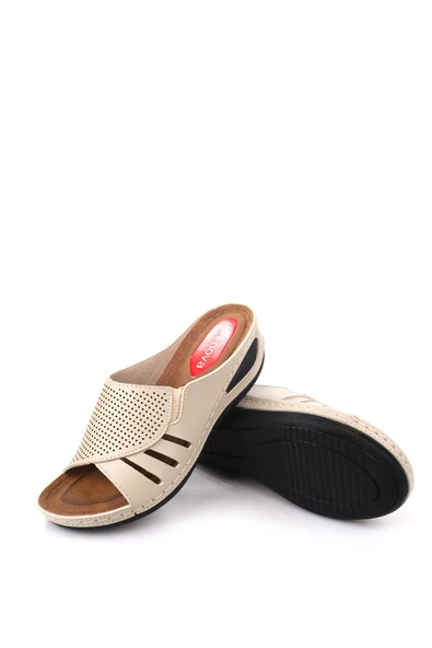 Papuç Sepeti 4743 Kadın Rahat Taban Ortopedik Günlük Terlik - Resim 10