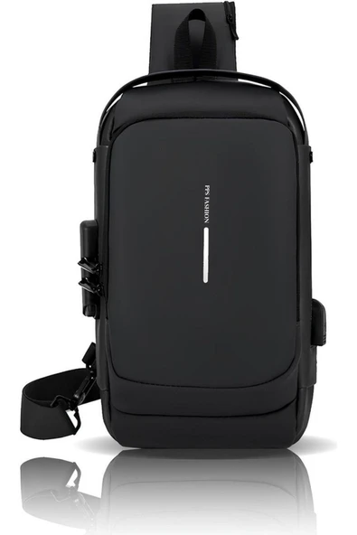 Papuç Sepeti 4926 Erkek Şifreli Şık Tasarım El , Body Bag & Sırt Çantası - Resim 4