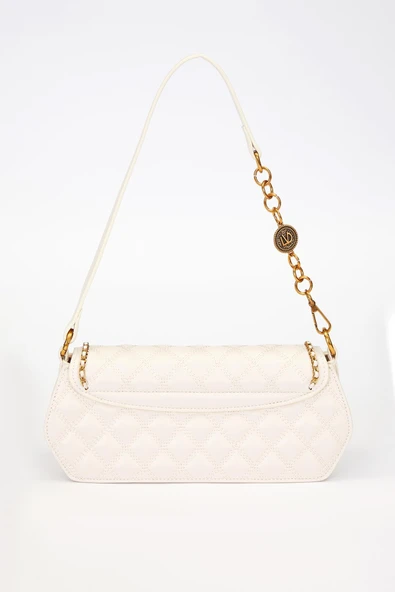 Levidor 930290 Kadın Yelpaze Kilit Detaylı El & Omuz Çantası - Resim 8