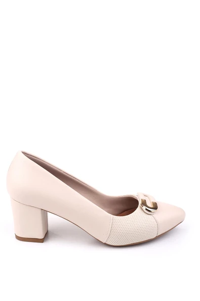 Papuç Sepeti 943-2 Kadın 6 Cm Kare Topuklu Rahat Ayakkabı - Resim 4