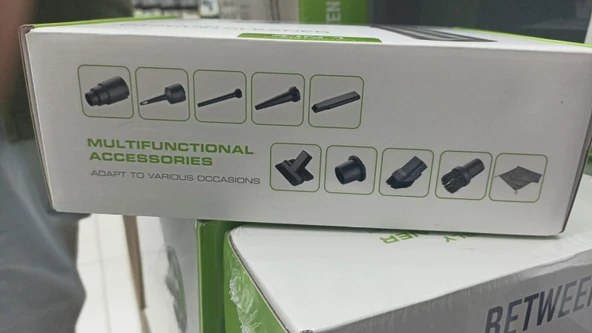 16.000W Güçlü Portatif  Kablosuz  Mini Araç Süpürgesi - Resim 2