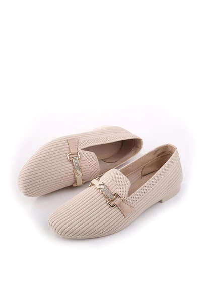 Papuç Sepeti 303 Kadın Triko Örme Günlük Babet Ayakkabı - Resim 6