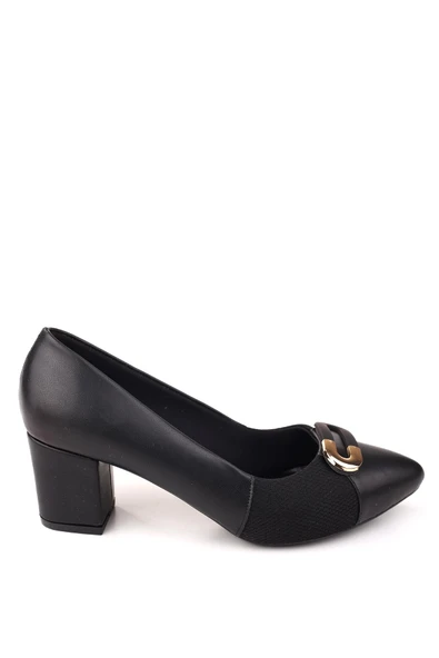 Papuç Sepeti 943-2 Kadın 6 Cm Kare Topuklu Rahat Ayakkabı - Resim 3