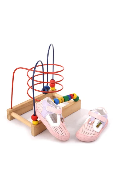 Papuç Sepeti - Şrbb 4794 Kız Bebek Ortopedik İlk Adım Ayakkabısı ürün görseli