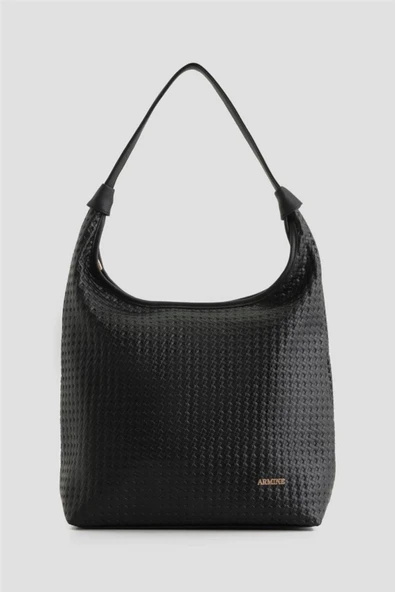 Armine 413 Kadın Örgü Desen Omuz Çantası - Resim 2
