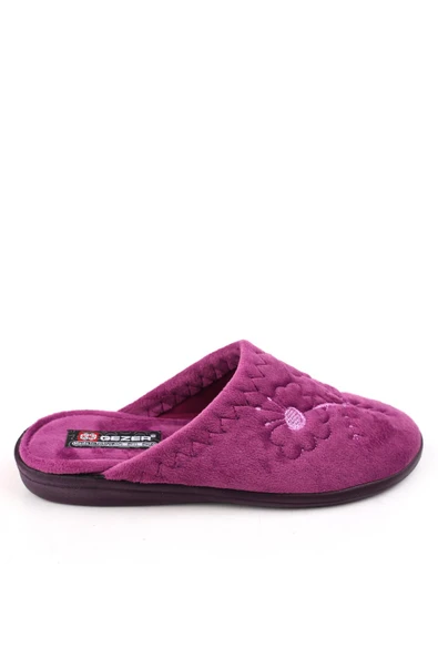 Gezer 14519 Cırtlı Çıkarılabilir Taban Günlük Kadın Ev-Halı Terliği - Resim 2