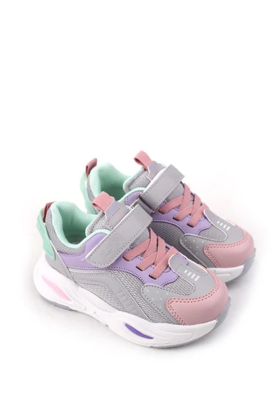 Papuç Sepeti Evo Filelli Hafif Rahat Unisex Çocuk Spor Ayakkabı - Resim 3