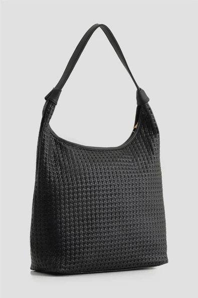 Armine 413 Kadın Örgü Desen Omuz Çantası - Resim 3