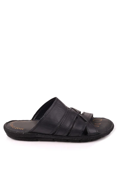 Papuç Sepeti Hakiki Deri Anatomik Rahat Taban Erkek Terliği - Resim 2