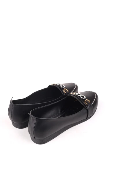 Papuç Sepeti 4717 Kadın Büyük Numara Rahat Taban Babet Ayakkabı - Resim 7