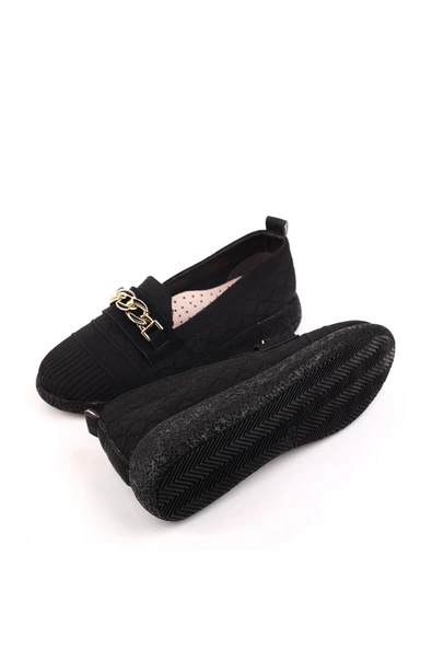 Papuç Sepeti 4757 Kadın Triko Örme Günlük Rahat Babet Ayakkabı - Resim 11