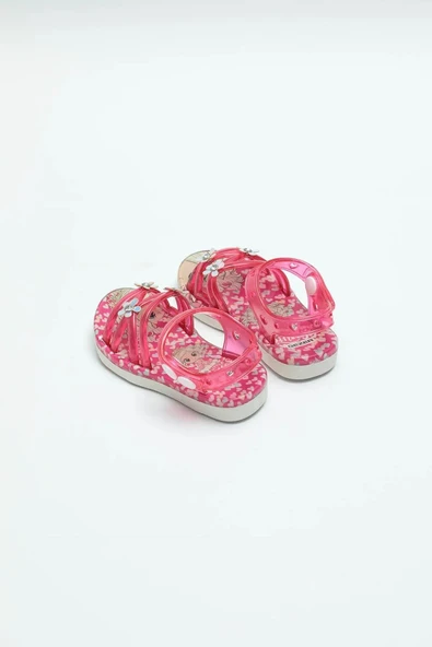 Gezer 00105 Yazlık Kaydırmaz Taban Kız Bebe Sandalet - Resim 7