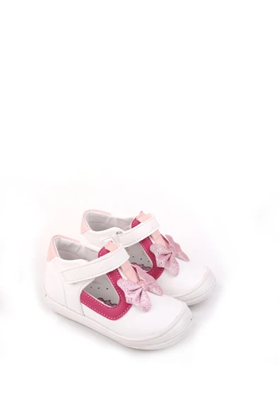 Papuç Sepeti - Şrbb 4796 Kız Bebek Ortopedik İlk Adım Ayakkabısı - Resim 6