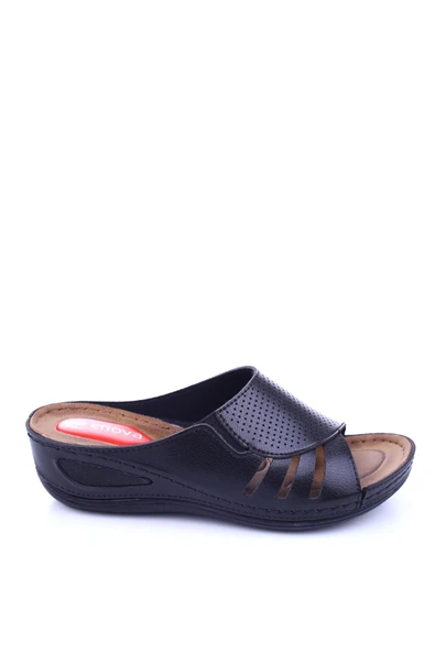 Papuç Sepeti 4743 Kadın Rahat Taban Ortopedik Günlük Terlik - Resim 3