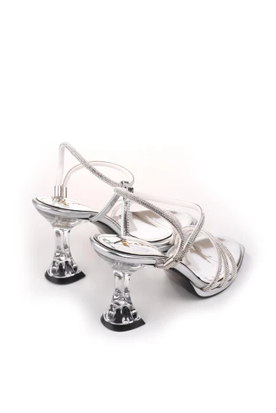 Papuç Sepeti 4749 Kadın 9 Cm Topuk Taşlı Abiye Sandalet - Resim 8