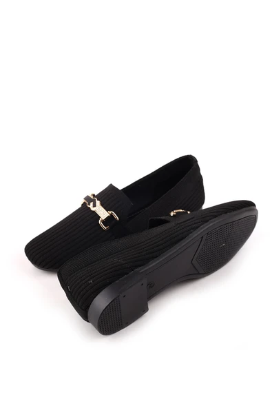 Papuç Sepeti 303 Kadın Triko Örme Günlük Babet Ayakkabı - Resim 9