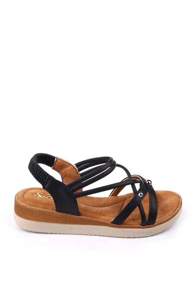 Papuç Sepeti 333 Kadın Günlük Anatomik Rahat Taban Sandalet - Resim 3