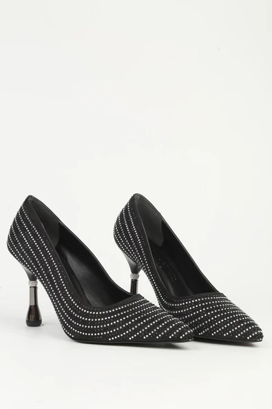 Pierre Cardin PC - 55010 Kadın 9 Cm Topuklu Taşlı Abiye Ayakkabı ürün görseli 1