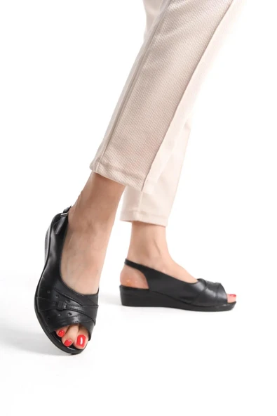 Papuç Sepeti 4567 Kadın Ortopedik Günlük Sandalet - Resim 2