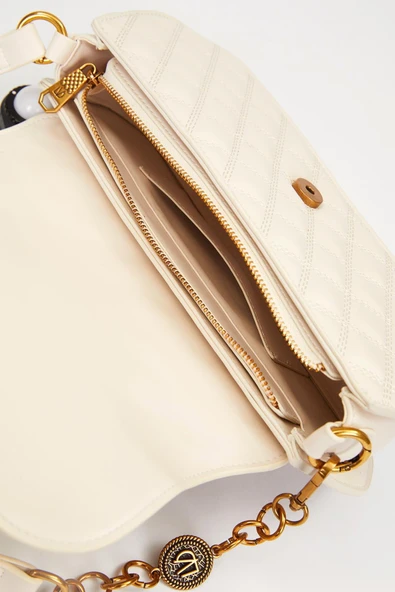 Levidor 930290 Kadın Yelpaze Kilit Detaylı El & Omuz Çantası - Resim 6