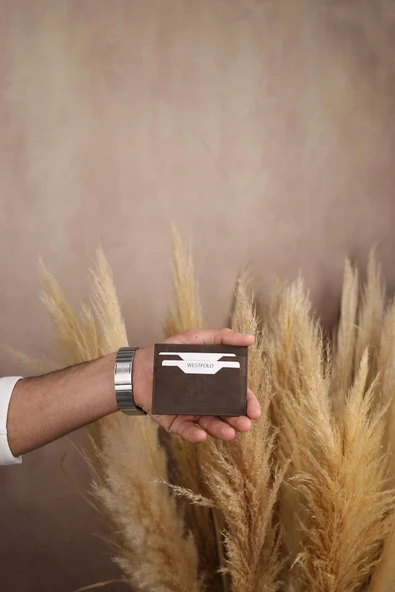 West Polo 50C Erkek Hakiki Deri Kartlık - Resim 2