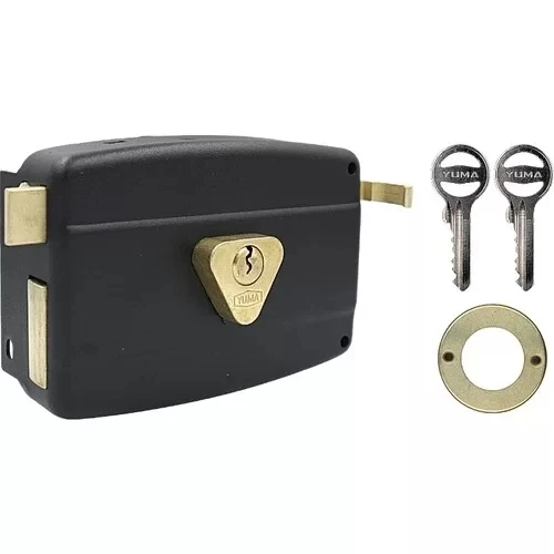 Yuma Ym-600 Kilit Yuma Tirajlı Kilit Oval Karşılıksız Siyah ürün görseli 1
