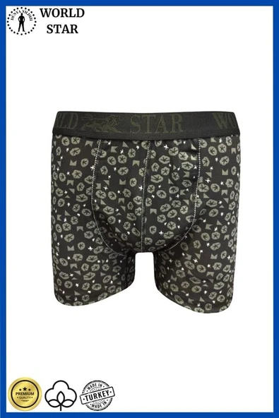 Amora Secret Likralı Pamuklu Renkli Erkek Boxer ürün görseli