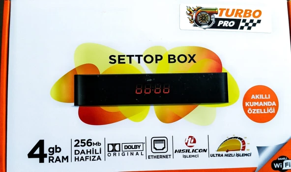 Hiremco Turbo PRO SETTOP BOX Uydu Alıcısı