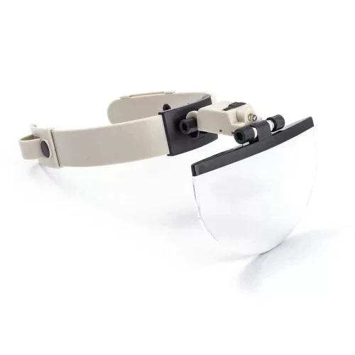 Şapka Tip Kask Büyüteç, 4 Farklı Büyütme Lensli Büyüteç - Resim 3