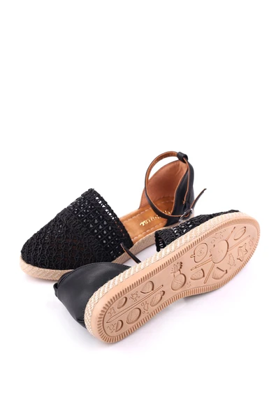 Papuç Sepeti1703 Kadın Hasır Örme Günlük Rahat Babet Ayakkabı - Resim 9