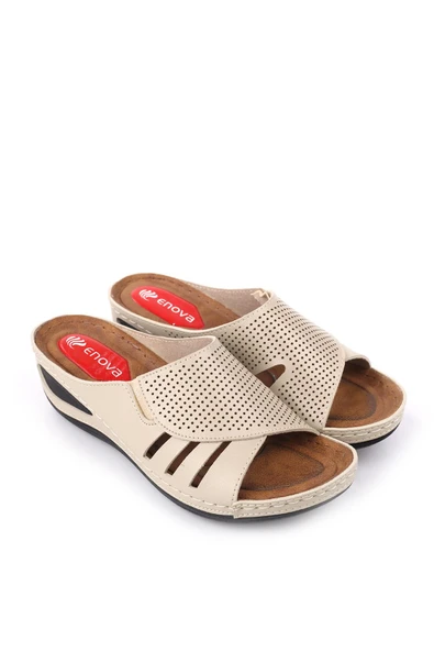 Papuç Sepeti 4743 Kadın Rahat Taban Ortopedik Günlük Terlik - Resim 2