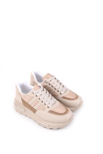 Papuç Sepeti 4730 Rahat Anatomik Yüksek Taban Kadın Spor Ayakkabı - Resim 2