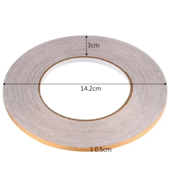 0.5 Cm 50 Metre Gold Fayans Arası Şerit Bant - Resim 3