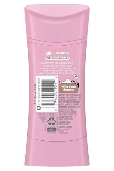 Dove Crumbl Nilla Bean Cupcake Alüminyumsuz Stick Deodorant 74GR - 2