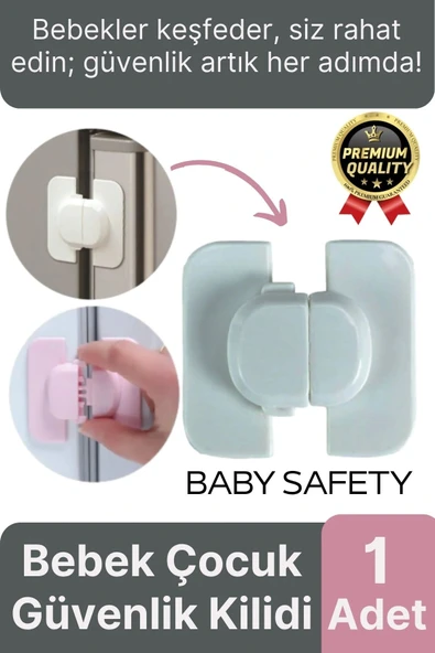 Özel Üretim Çekmece Dolap Pencere Buzdolabı Eşya Sabitleyici Bebek Çocuk Koruyucu Güvenlik Kilidi