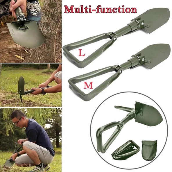 Profesyonel Portatif Katlanabilir Kürek ( Orta Boy 59 Cm ) - Resim 4