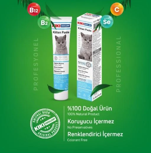 Kiki Excellent Kitten Paste Kedi Macunu 50 Gr - Resim 3