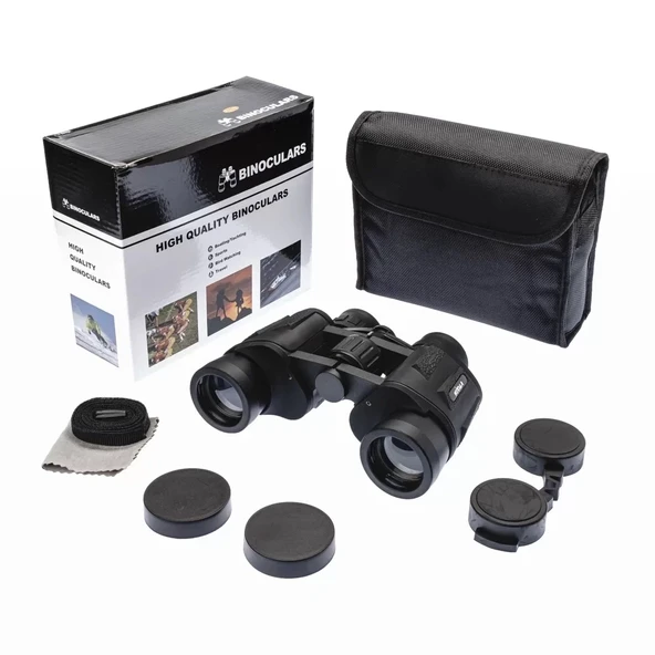 20x35 Profesyonel El Dürbünü – Büyük Mercek – Süper Netlik – 1000m/56m – Siyah ürün görseli 1