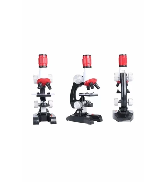 Eğitici Mikroskop Kiti Zoom Led Işıklı 100x 400x 1200x St1200x - Resim 2