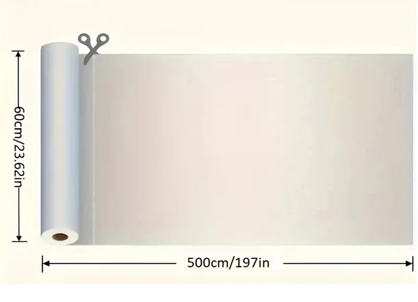 Uv Engelleyici Buzlu Cam Filmi 5 Metre X 60 Cm - Resim 4