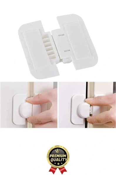 Özel Üretim Çekmece Buzdolabı Pencere Dolap Sabitleyici Çocuk Bebek Koruyucu Güvenlik Kilidi 3 Adet - 7