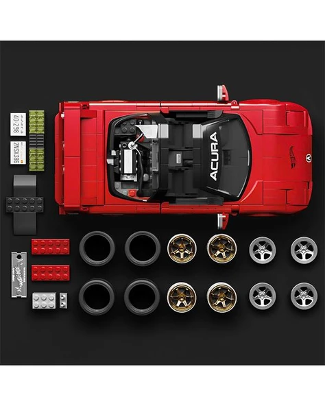 Hot Wheels Elite Serisi 90 Acura NSX Araba Yapım Seti JFT17 - Resim 4