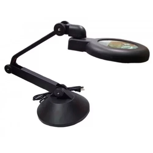 Ledli Yüksek Kaliteli Kompakt Masa Üstü Büyüteç - Resim 4