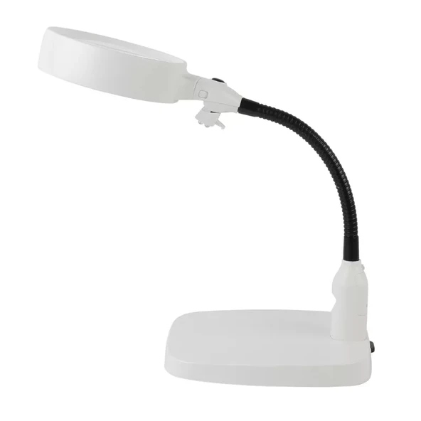 Masaüstü 10x Led Işıklı Büyüteç Okuma El Sanatları Onarım Büyüteç 7765 ürün görseli 1