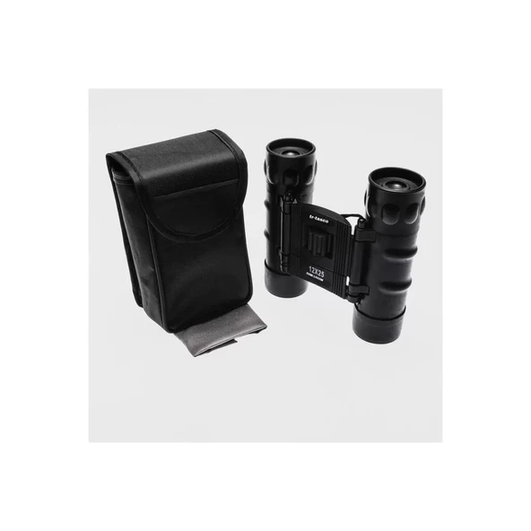 Trtasco 12x25 El Dürbünü 1000m/56m  Geniş Görüş Alanlı Siyah ürün görseli 1