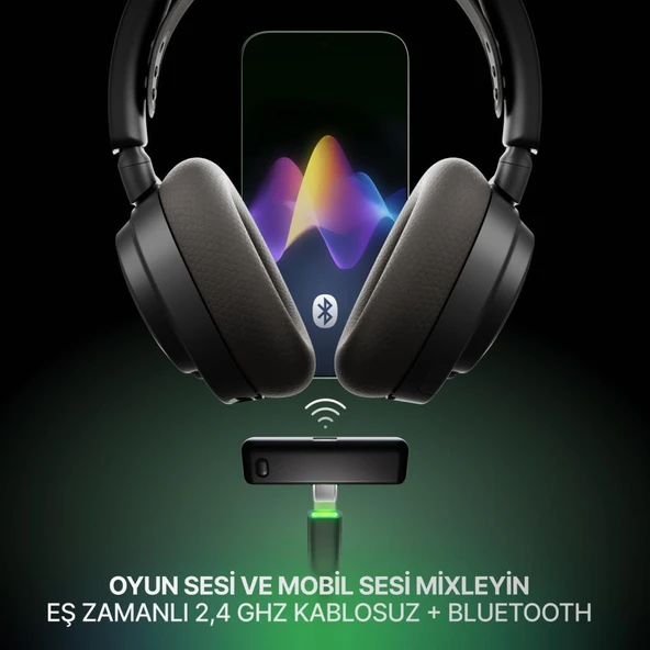 Steelseries Arctis Nova 7X Gen2 Kablosuz Siyah Gaming Kulaklık - Resim 7