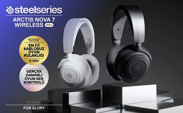 Steelseries Arctis Nova 7P Gen2 Kablosuz Siyah Gaming Kulaklık - Resim 2